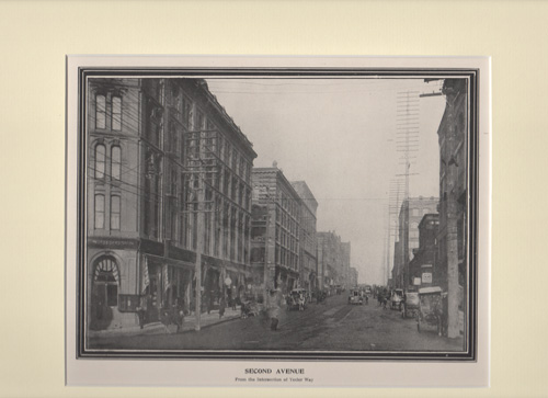 Second Avenue From the Intersection of Yesler Way